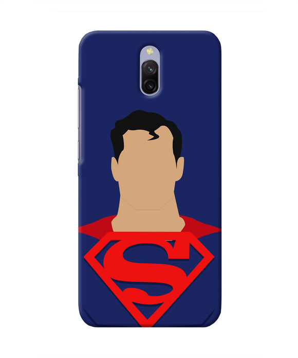 Superman Cape Redmi 8A Dual Real 4D Back Cover
