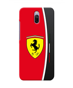 Ferrari Abstract Red Redmi 8A Dual Real 4D Back Cover