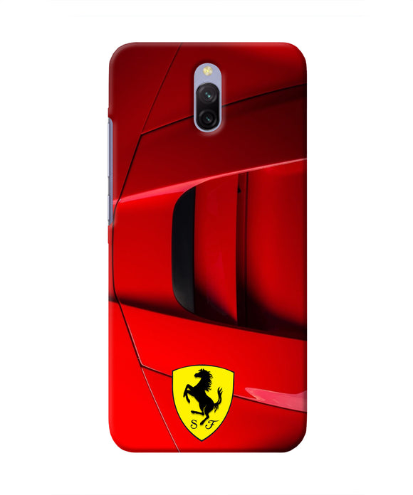 Ferrari Car Redmi 8A Dual Real 4D Back Cover