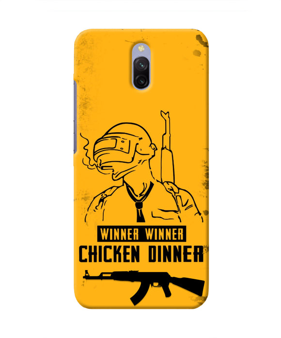 PUBG Chicken Dinner Redmi 8A Dual Real 4D Back Cover