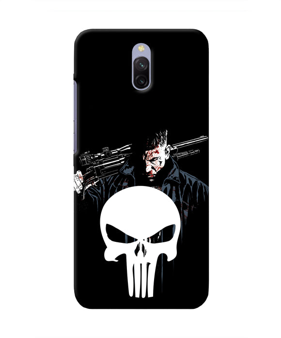 Punisher Character Redmi 8A Dual Real 4D Back Cover