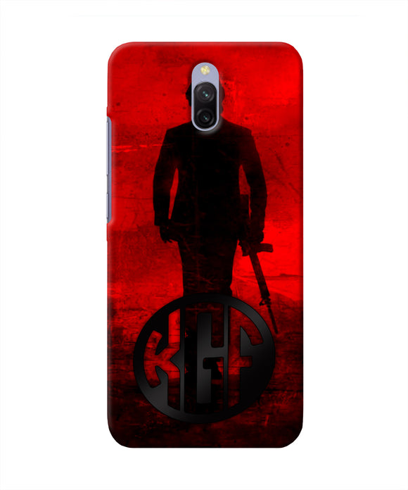 Rocky Bhai K G F Chapter 2 Logo Redmi 8A Dual Real 4D Back Cover