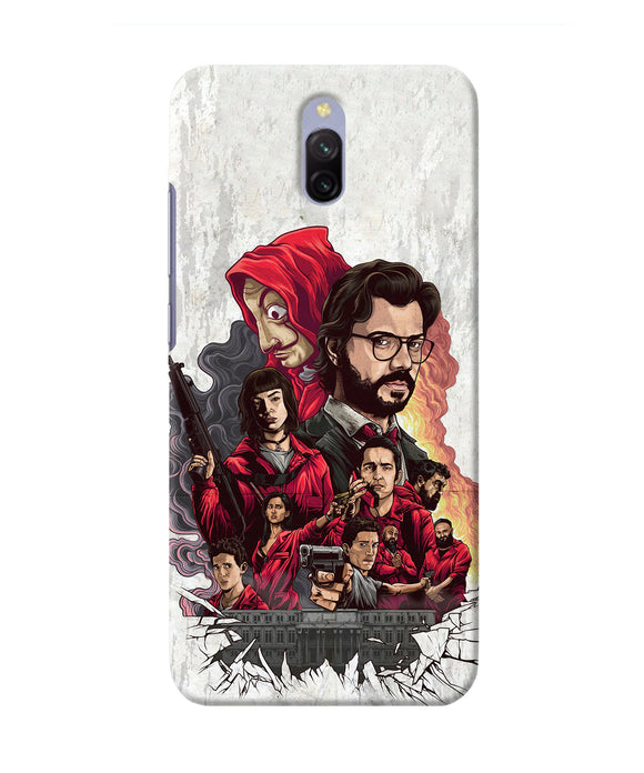 Money Heist Poster Redmi 8A Dual Back Cover