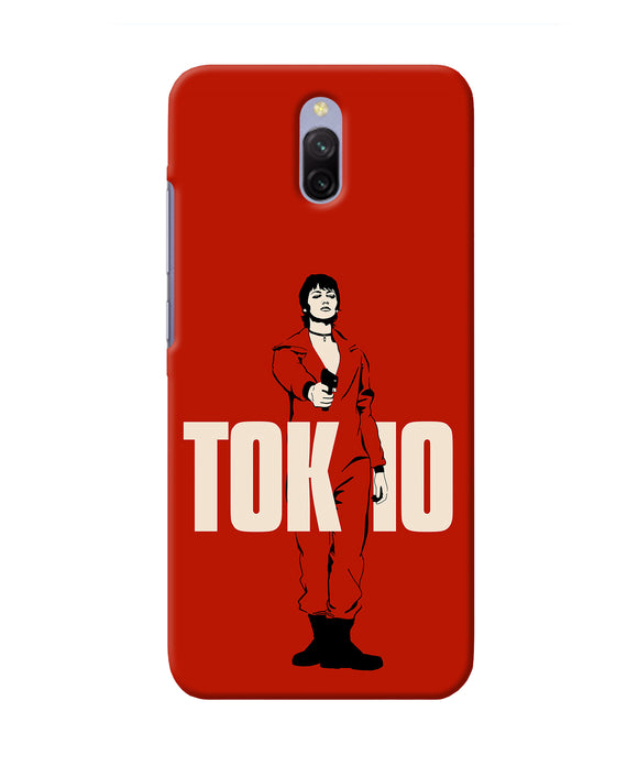 Money Heist Tokyo With Gun Redmi 8A Dual Back Cover