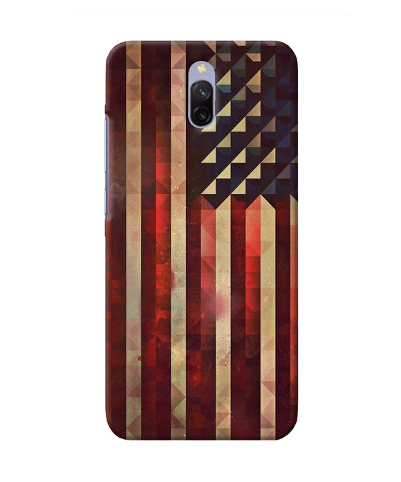 Vintage Us Flag Redmi 8a Dual Back Cover