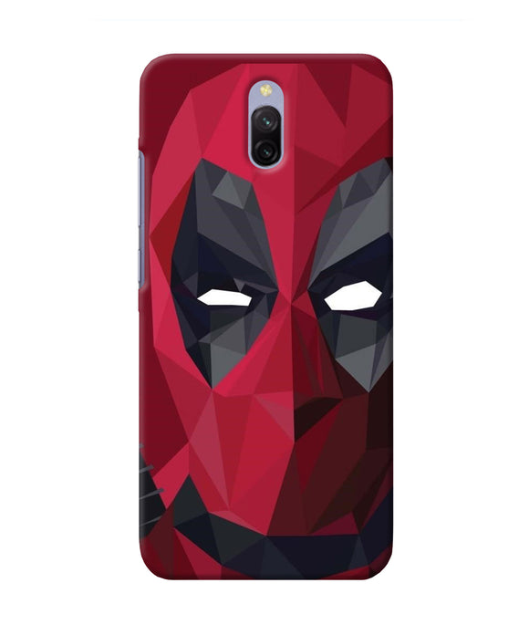 Abstract Deadpool Mask Redmi 8a Dual Back Cover