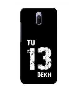 Tu Tera Dekh Quote Redmi 8a Dual Back Cover