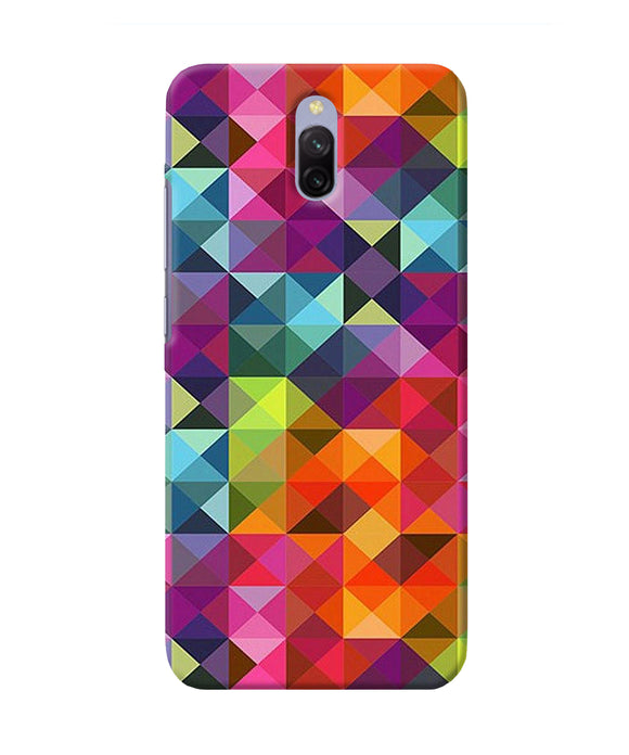 Abstract Triangle Pattern Redmi 8a Dual Back Cover