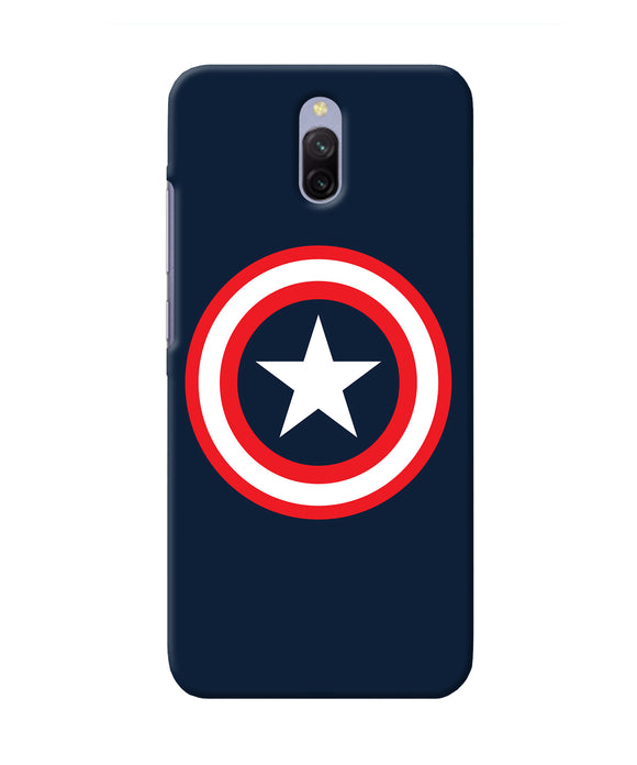 Captain America Logo Redmi 8a Dual Back Cover