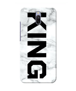 King Marble Text Redmi 8a Dual Back Cover