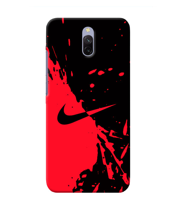 Nike Red Black Poster Redmi 8a Dual Back Cover