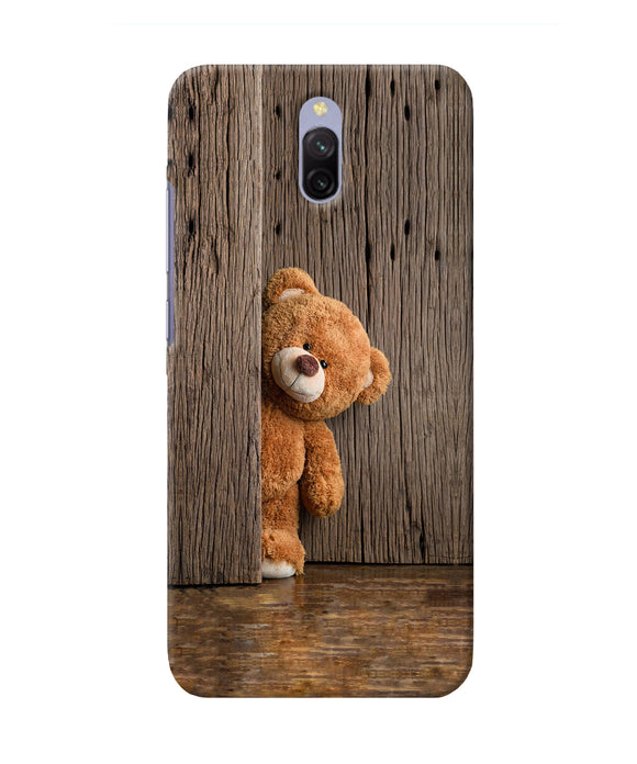Teddy Wooden Redmi 8a Dual Back Cover