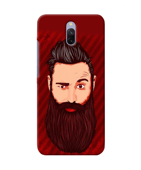 Beardo Character Redmi 8a Dual Back Cover