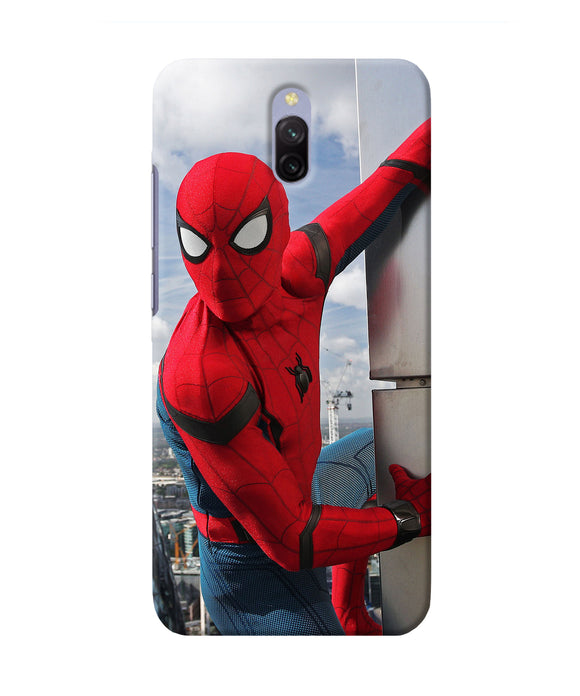 Spiderman On The Wall Redmi 8a Dual Back Cover