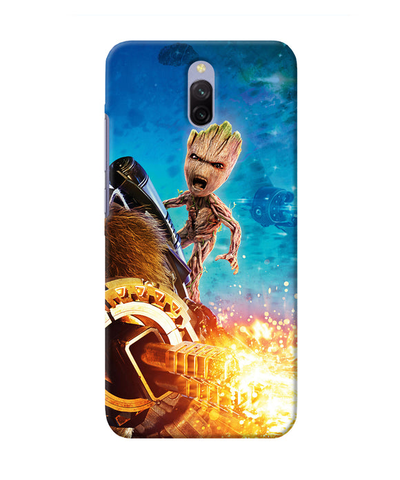 Groot Angry Redmi 8a Dual Back Cover