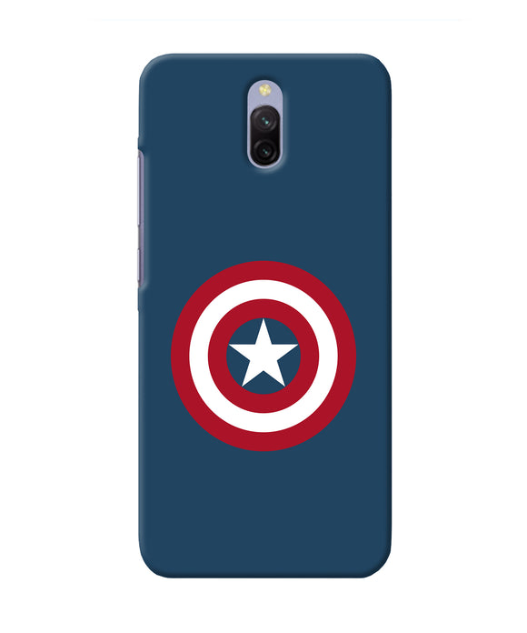 Captain America Logo Redmi 8a Dual Back Cover