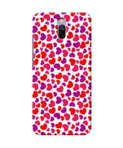 Red Heart Canvas Print Redmi 8a Dual Back Cover