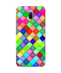 Abstract Colorful Squares Redmi 8a Dual Back Cover