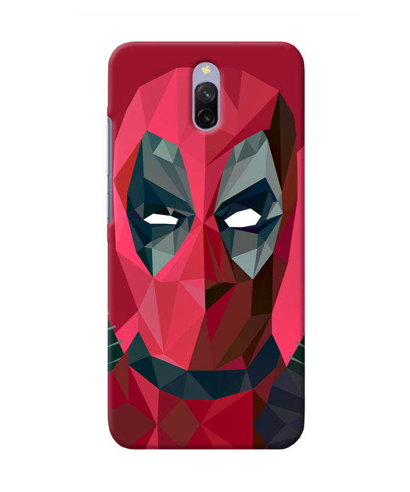 Abstract Deadpool Full Mask Redmi 8a Dual Back Cover