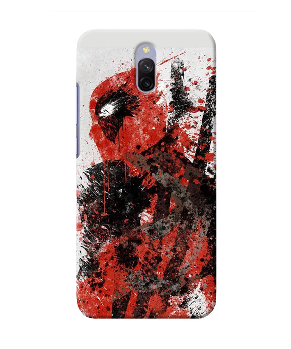 Deadpool Rugh Sketch Redmi 8a Dual Back Cover