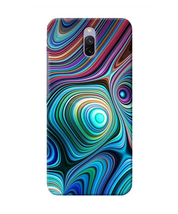Abstract Coloful Waves Redmi 8a Dual Back Cover