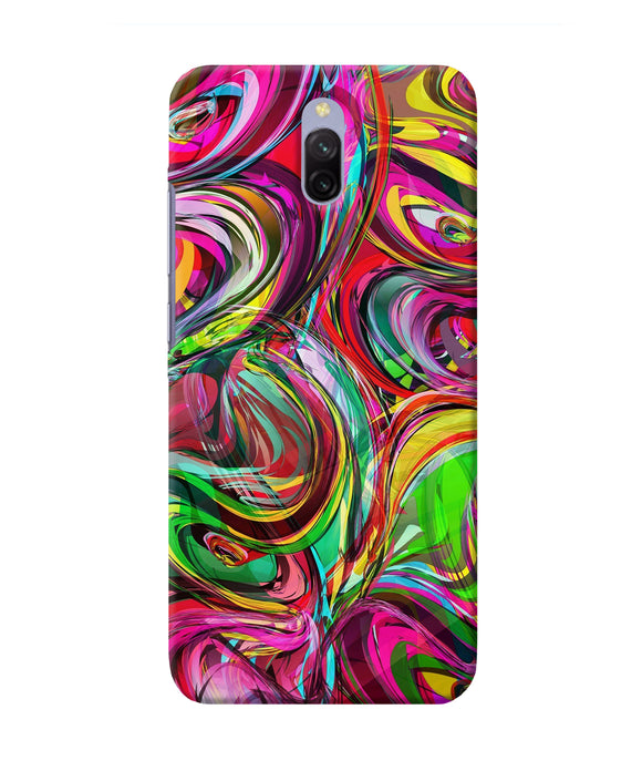 Abstract Colorful Ink Redmi 8a Dual Back Cover