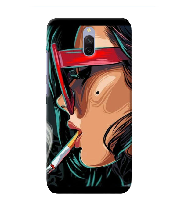 Smoking Girl Redmi 8a Dual Back Cover