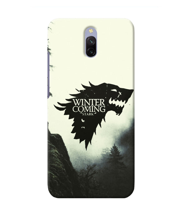 Winter Coming Stark Redmi 8a Dual Back Cover