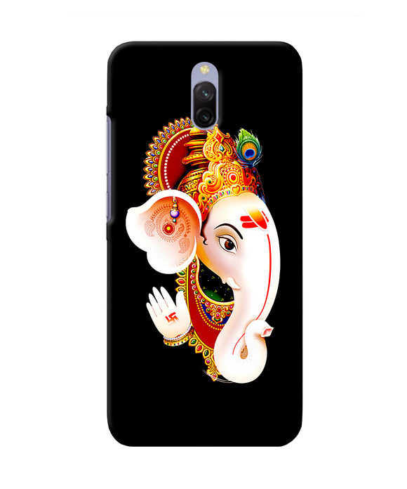 Lord Ganesh Face Redmi 8a Dual Back Cover