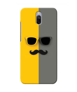 Mustache Glass Redmi 8a Dual Back Cover