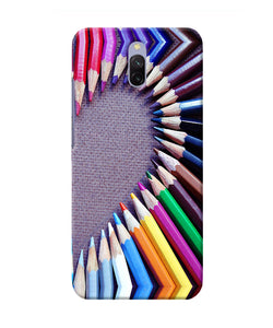 Color Pencil Half Heart Redmi 8a Dual Back Cover