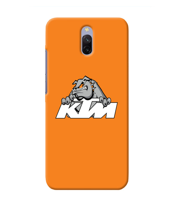 Ktm Dog Logo Redmi 8a Dual Back Cover