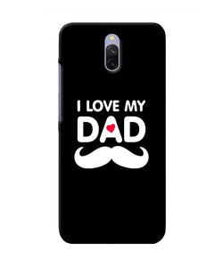 I Love My Dad Mustache Redmi 8a Dual Back Cover