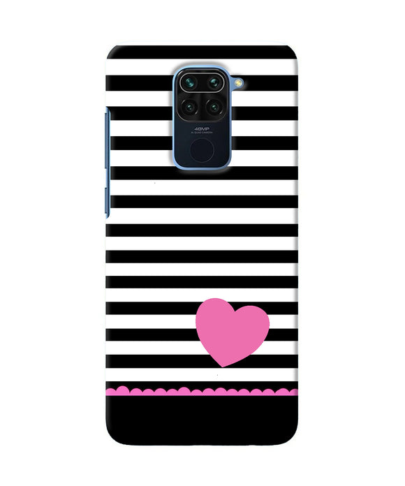 Abstract Heart Redmi Note 9 Back Cover