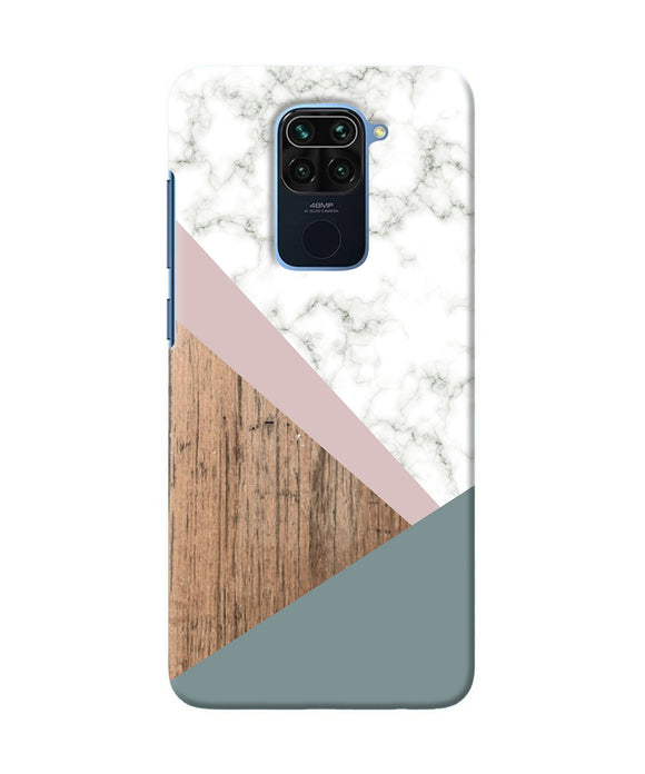Marble Wood Abstract Redmi Note 9 Back Cover
