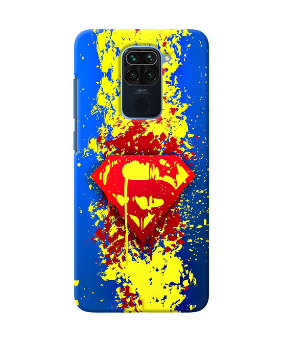 Superman Logo Redmi Note 9 Back Cover