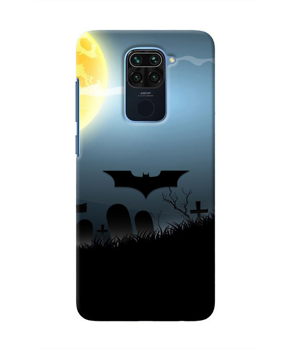 Batman Scary cemetry Redmi Note 9 Real 4D Back Cover