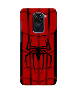 Spiderman Costume Redmi Note 9 Real 4D Back Cover