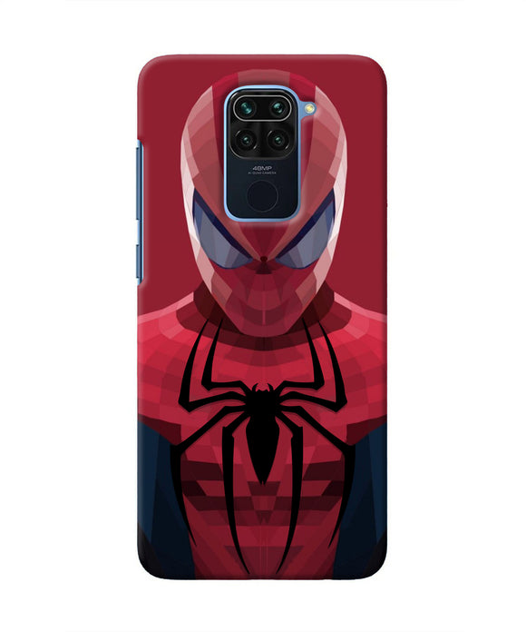 Spiderman Art Redmi Note 9 Real 4D Back Cover
