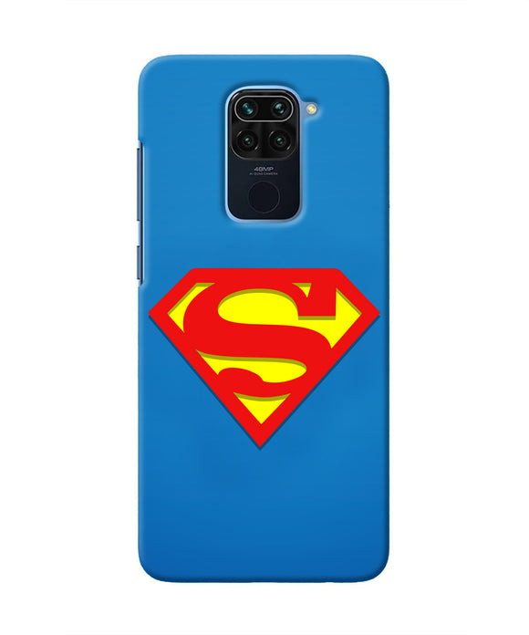 Superman Blue Redmi Note 9 Real 4D Back Cover