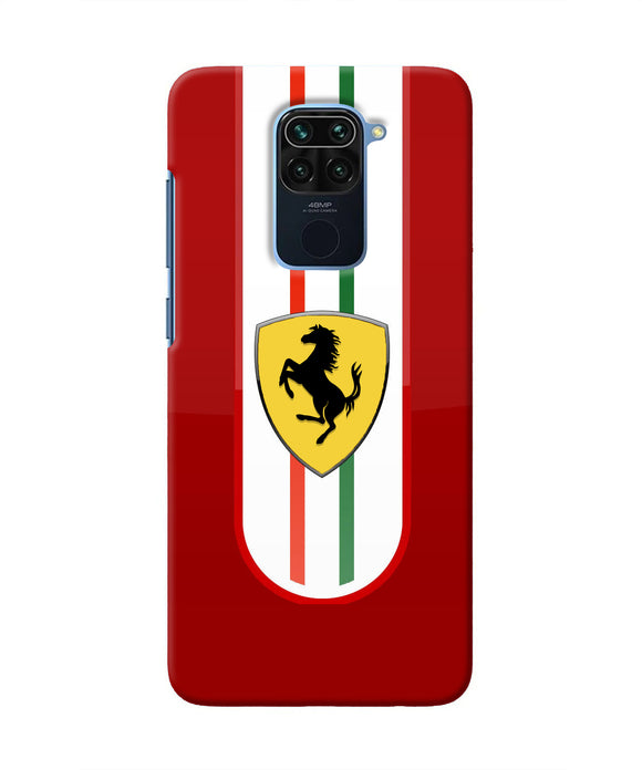 Ferrari Art Redmi Note 9 Real 4D Back Cover
