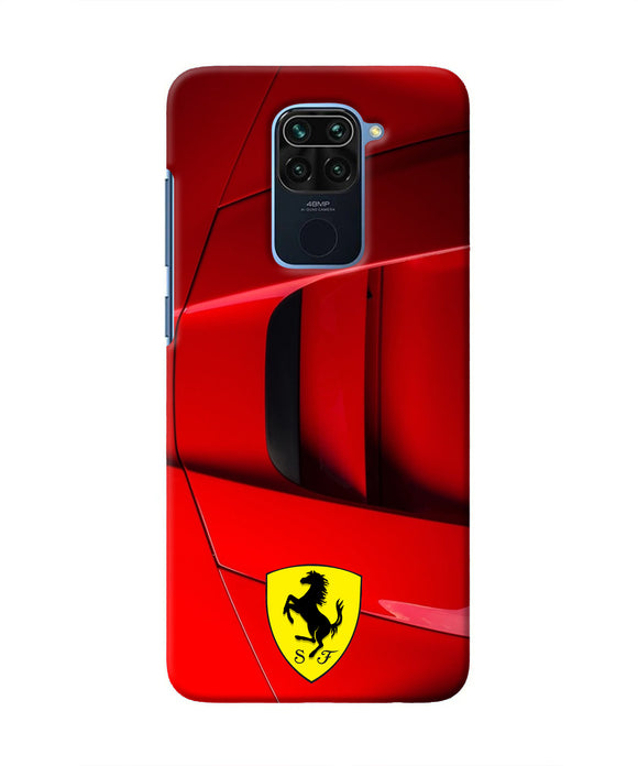 Ferrari Car Redmi Note 9 Real 4D Back Cover