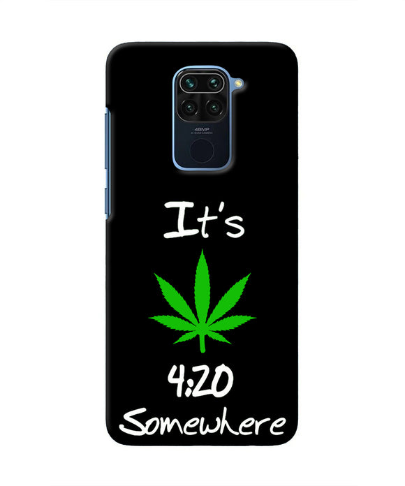 Weed Quote Redmi Note 9 Real 4D Back Cover