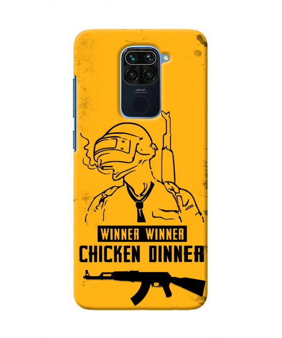 PUBG Chicken Dinner Redmi Note 9 Real 4D Back Cover