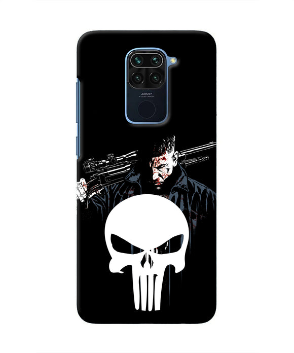 Punisher Character Redmi Note 9 Real 4D Back Cover
