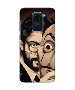 Money Heist Professor Art Redmi Note 9 Back Cover