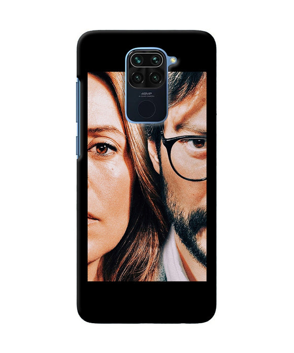 Money Heist Professor With Rachel Redmi Note 9 Back Cover