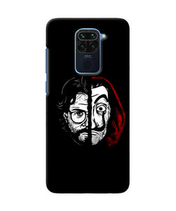 Money Heist Professor Mask Sketch Redmi Note 9 Back Cover