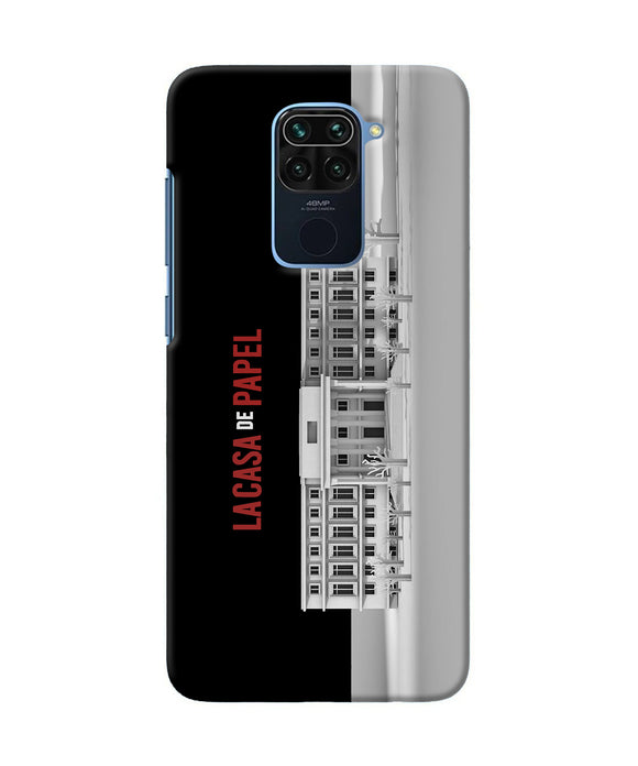 Money Heist Bank Of Spain Redmi Note 9 Back Cover