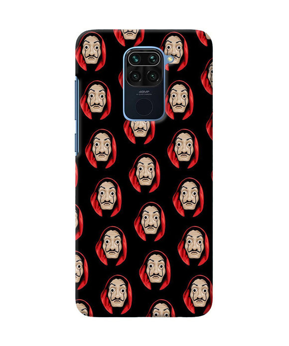 Money Heist Mask Redmi Note 9 Back Cover